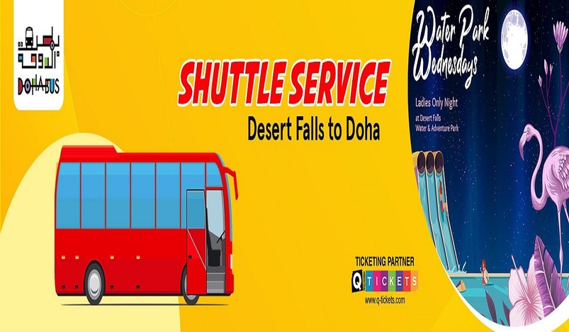 Desert Falls Water Park Ladies Only Night Shuttle Service (Desert Falls to Doha)